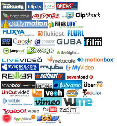 Alternativen zu YouTube & Co. (Logos)