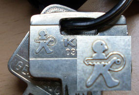 Schlüssel Logo/Zeichen