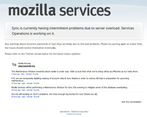 Mozilla Firefox Sync