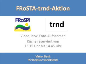 FRoSTA-trnd-Projekt: Ich hatte extra die Küche gesichert.