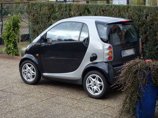 Smart mit Winterreifen