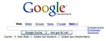 Google in weiss