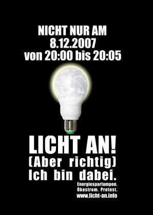 Lich an! (Poster)