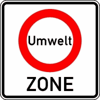 Schild: Umweltzone