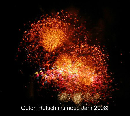 Silvester 2007 (Feuerwerk von der diesjährigen Pyronale)