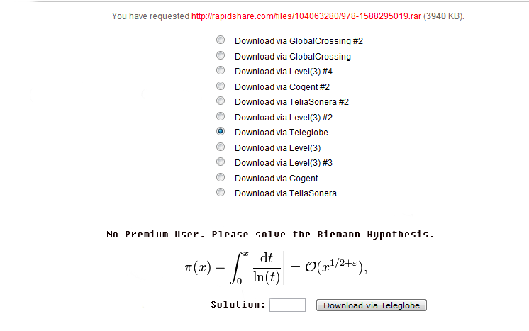 Rapidshare Captcha