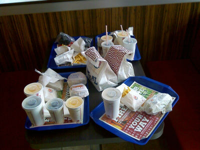 Mittagspause bei Bk