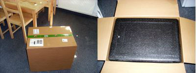 Ein Paket von Frosta