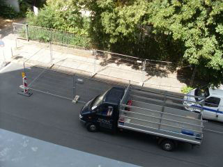 Baustellen-Parkplatz