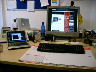 Dell Inspiron Mini 910 am Arbeitsplatz