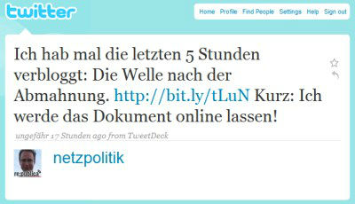 Netzpolitik twitter wie es weitergeht