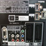 Anschlüsse vom Panasonic Full HD LCD-TV TX-L32GW10