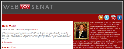 Neues Design vom Websenat