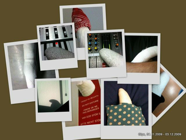 Collage von Mein erster Gips