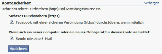 HTTPS bei Facebook aktivieren