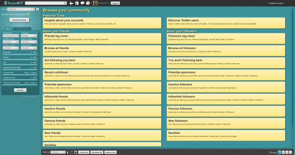 SocialBro - Explore your Twitter community
