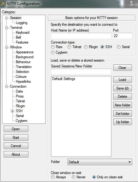 Kitty - ssh/telnet Client