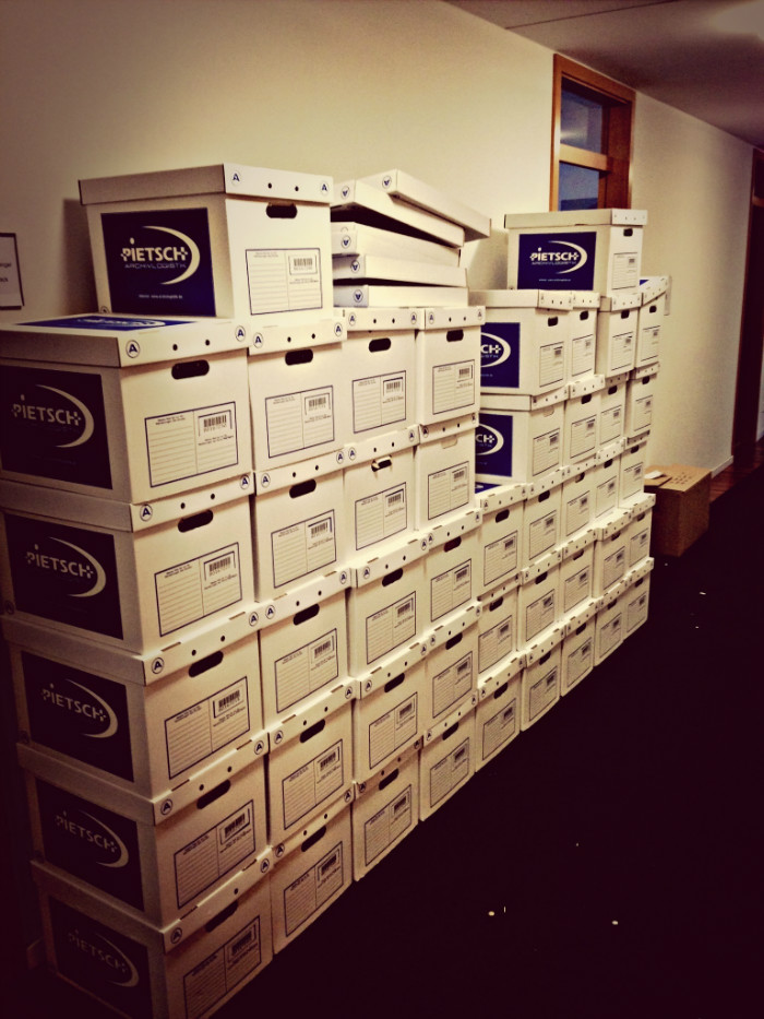 45 Kartons gepackt #dapd
