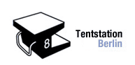 Tentstation in Berlin (Logo)