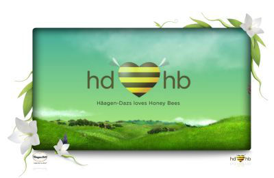 Häagen-Dazs Loves Honey Bees