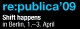 re:publica 2009 - Shift happens (Logo)